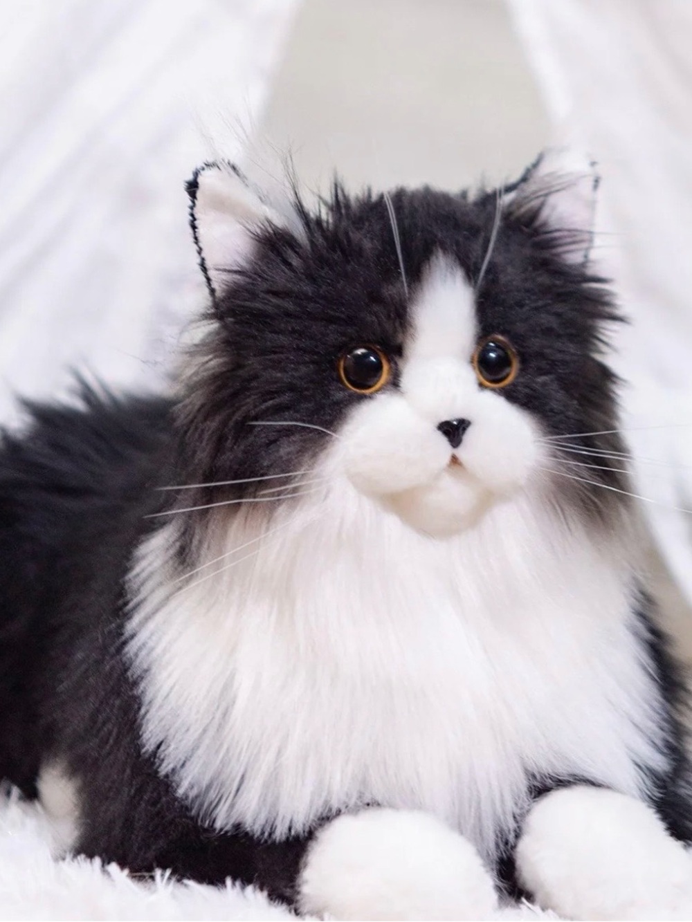 BN Chongker Tuxedo Weighted Stuffed Cat